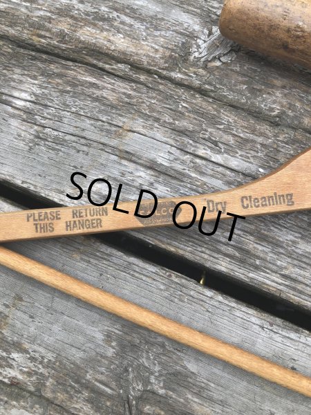 画像2: Vintage USA Advertising Wood Hanger LITTLE FALLS (A684) (2)