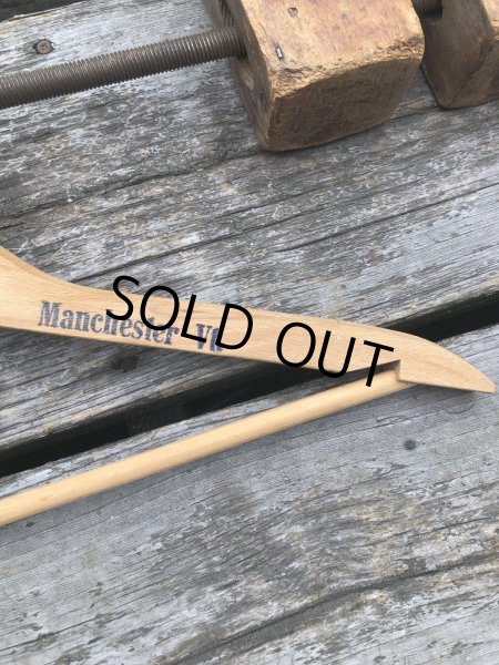 画像4: Vintage USA Advertising Wood Hanger AAA (A690) (4)