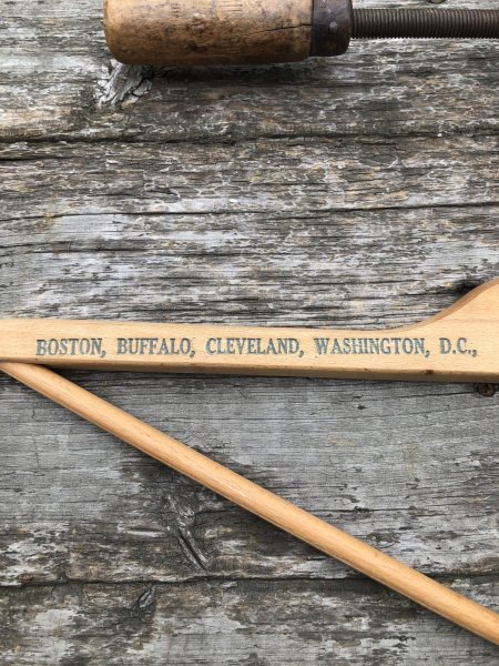 画像4: Vintage USA Advertising Wood Hanger HOTEL STATLER (A681) (4)