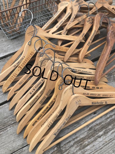 画像7: Vintage USA Advertising Wood Hanger AAA (A690) (7)