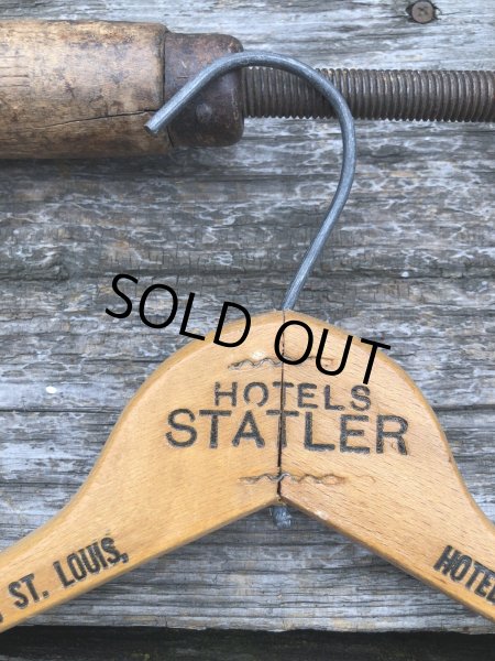 画像3: Vintage USA Advertising Wood Hanger HOTEL STAR (A692) (3)