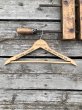 画像1: Vintage USA Advertising Wood Hanger ROGERS CLOTHES (A682) (1)