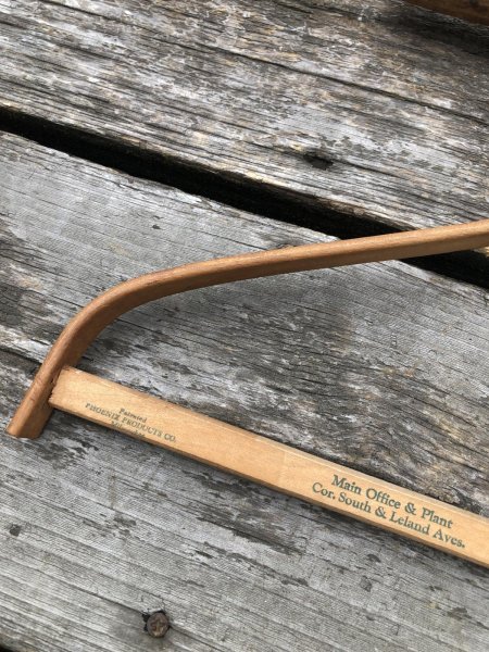画像2: Vintage USA Advertising Wood Hanger Mrs.G.O.Keller,Inc (A678) (2)