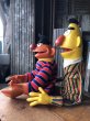 画像2: 70s Vintage Sesame Street Hand Puppet Doll Ernie Bert Set (A705)  (2)