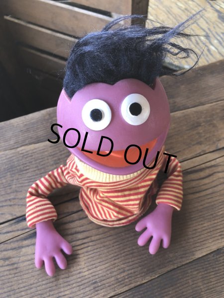 画像5: 70s Vintage Sesame Street Roosevelt Franklin Hand Puppet (A706)  (5)
