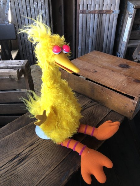画像4: 70s Vintage Sesame Street Big Bird Plush Doll (A707) (4)