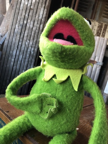 画像8: 70s Vintage Muppet Show Kermit the Frog Plush Doll (A711) (8)