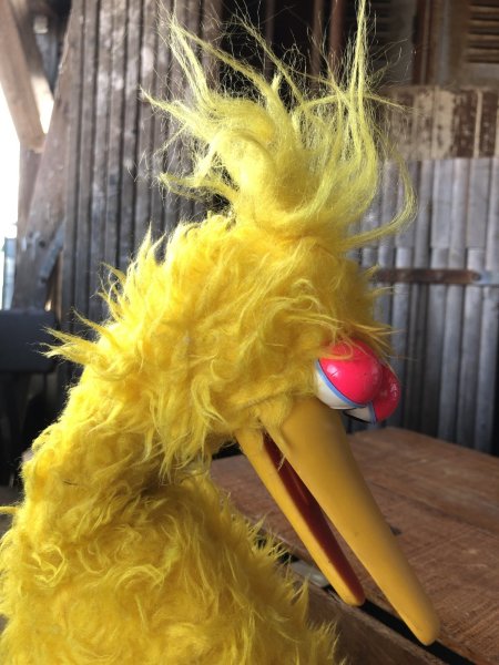 画像8: 70s Vintage Sesame Street Big Bird Plush Doll (A707) (8)