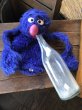 画像6: 70s Vintage Sesame Street  Grover Hand Puppet (A710)  (6)
