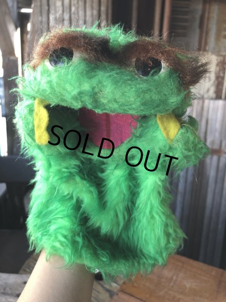 画像8: 70s Vintage Sesame Street  Oscar The Grouch Hand Puppet (A709)  (8)