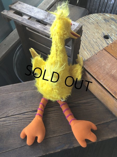 画像13: 70s Vintage Sesame Street Big Bird Plush Doll (A707) (13)