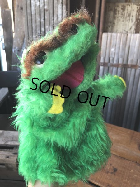 画像7: 70s Vintage Sesame Street  Oscar The Grouch Hand Puppet (A709)  (7)
