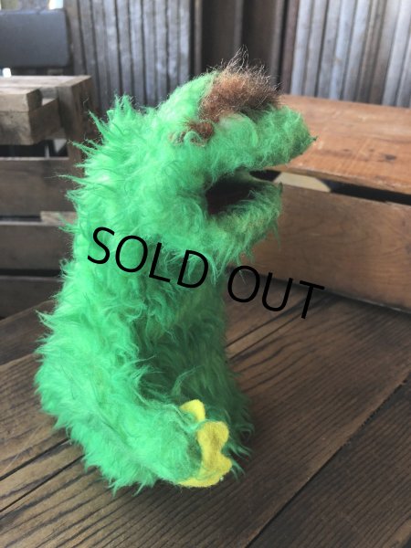 画像4: 70s Vintage Sesame Street  Oscar The Grouch Hand Puppet (A709)  (4)