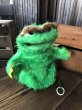 画像1: 70s Vintage Sesame Street  Oscar The Grouch Hand Puppet (A709)  (1)