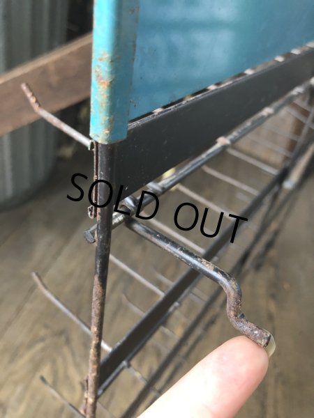 画像5: Vintage Montgomery Ward Power Kraft Tool Hardware Store Display Wire Rack (A715)  (5)