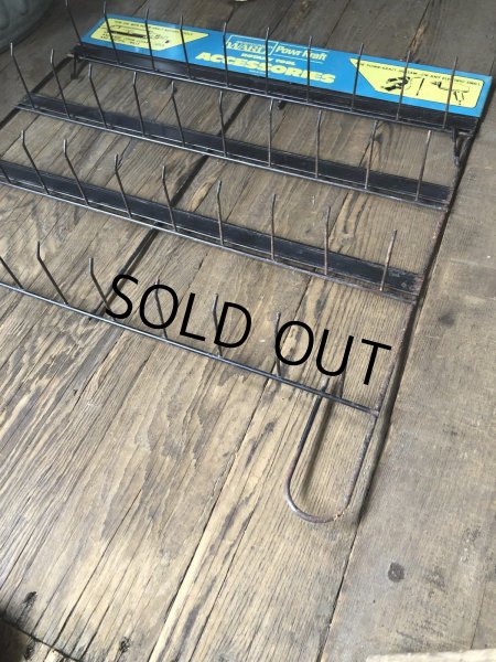 画像2: Vintage Montgomery Ward Power Kraft Tool Hardware Store Display Wire Rack (A715)  (2)