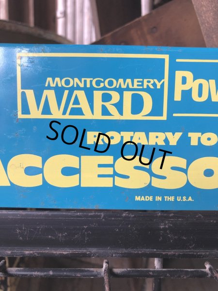 画像8: Vintage Montgomery Ward Power Kraft Tool Hardware Store Display Wire Rack (A715)  (8)