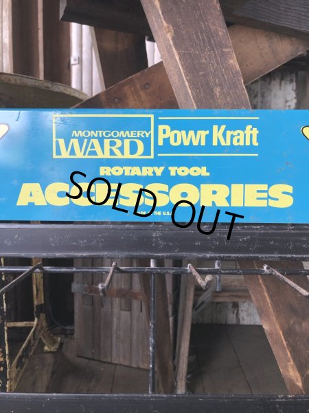 画像20: Vintage Montgomery Ward Power Kraft Tool Hardware Store Display Wire Rack (A715)  (20)