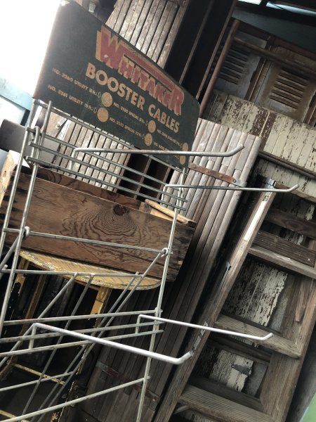 画像12: Vintage Vintage WHITAKER Booster Cable Hardware Store Display Wire Rack (A716)  (12)