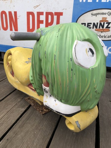 画像8: 70s Vintage McDonalds Playland Fry Guy Fry Kids Ride Green (A717)  (8)