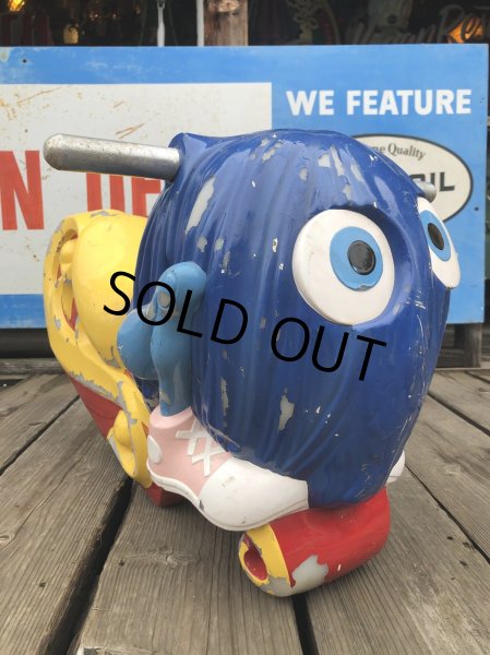 画像8: 70s Vintage McDonalds Playland Fry Guy Fry Kids Ride Blue (A719)  (8)