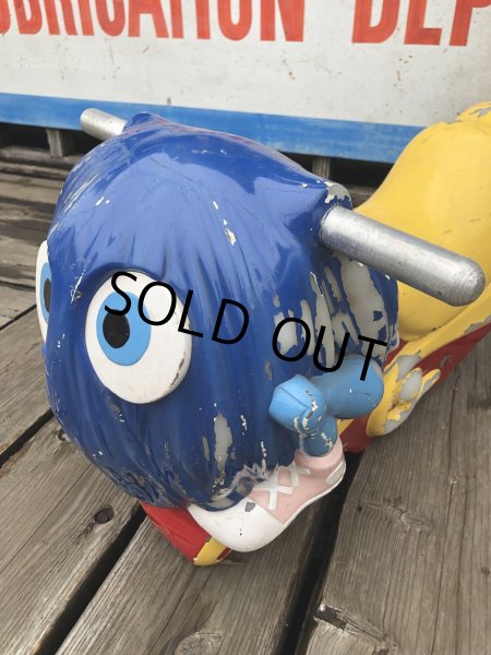画像6: 70s Vintage McDonalds Playland Fry Guy Fry Kids Ride Blue (A719)  (6)