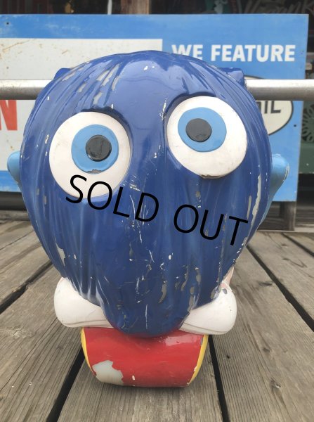 画像10: 70s Vintage McDonalds Playland Fry Guy Fry Kids Ride Blue (A719)  (10)