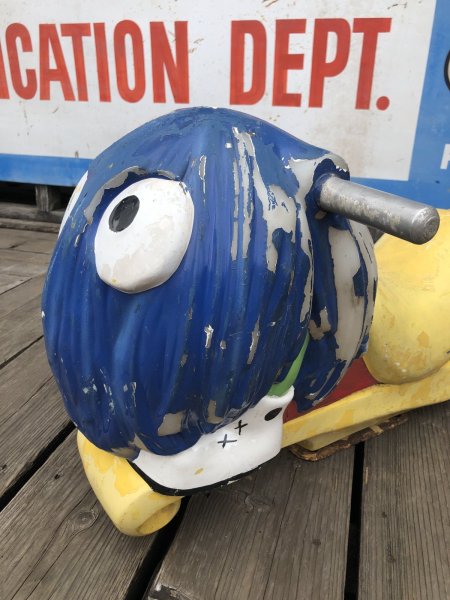 画像10: 70s Vintage McDonalds Playland Fry Guy Fry Kids Ride Blue (A718)  (10)