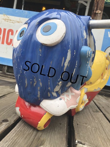 画像7: 70s Vintage McDonalds Playland Fry Guy Fry Kids Ride Blue (A719)  (7)