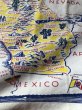 画像8: Vintage California Map Souvenir Tablecloth (A720) (8)