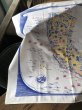画像2: Vintage California Map Souvenir Tablecloth (A720) (2)