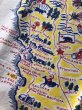 画像5: Vintage California Map Souvenir Tablecloth (A720) (5)