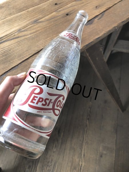 画像8: Vintage Pepsi Cola Glass Bottle (A721) (8)