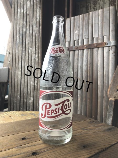 画像7: Vintage Pepsi Cola Glass Bottle (A721) (7)