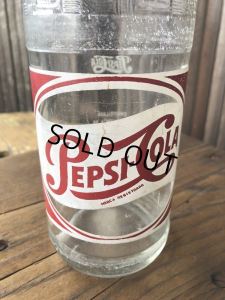 画像3: Vintage Pepsi Cola Glass Bottle (A721) (3)