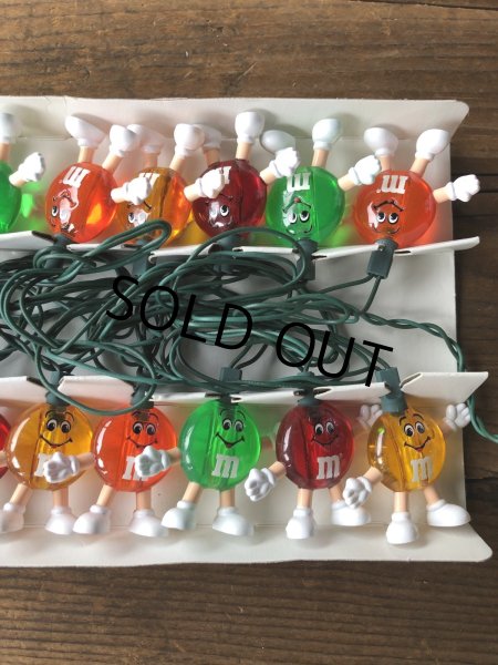 画像3: 90s Vintage M&M's Happy Lights 20 Light Set (A724) (3)