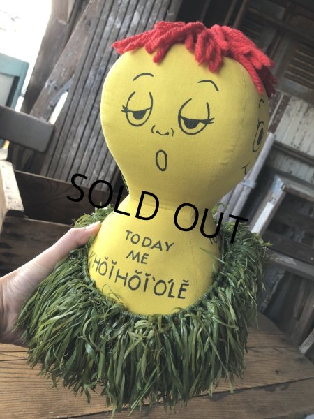 画像10: 60s Vintage Moody Mary Sad Happy Bored Furious 4 Sided Plush Doll (A725) (10)