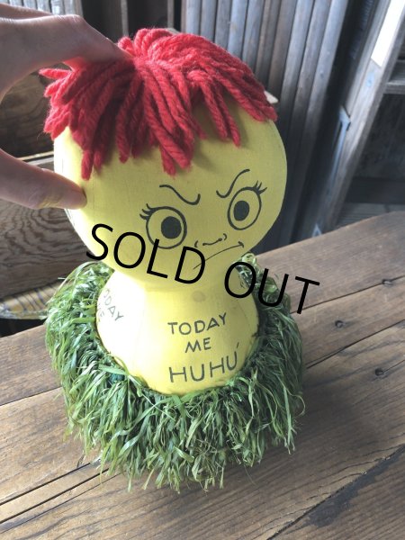 画像14: 60s Vintage Moody Mary Sad Happy Bored Furious 4 Sided Plush Doll (A725) (14)