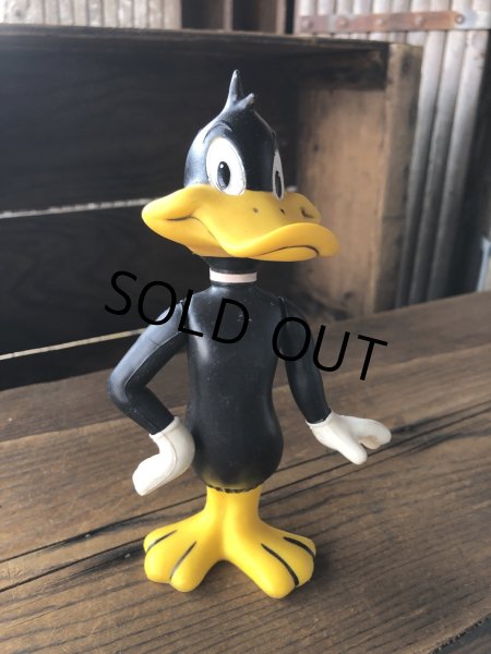 画像1: 〜70s Vintage R.Dakin Looney Tunes  Figure Daffy Duck 21cm (A737) (1)