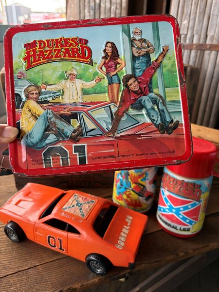 画像14: 80s Vintage The Dukes of Hazzard Lunch Box SET (A741) (14)