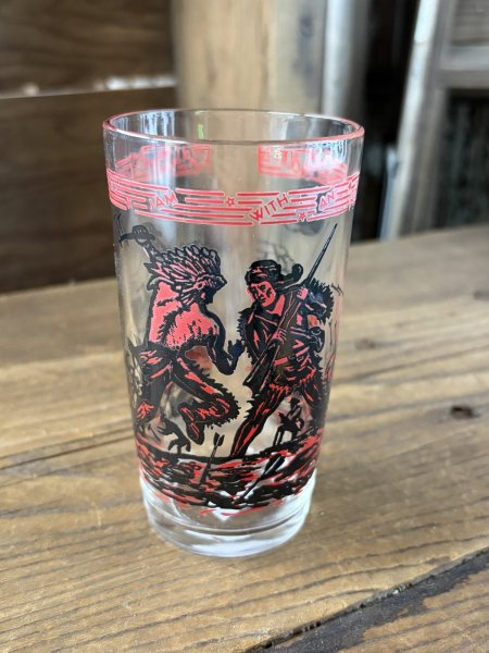画像1: Vintage Hazel Atlas Davy Crockett Glass (A744) (1)