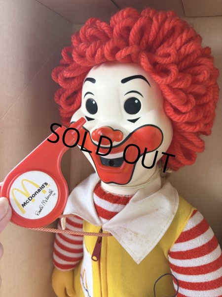 画像11: 70s Vintage Hasbro Ronald McDonald Whistle Doll w/box (A769) (11)