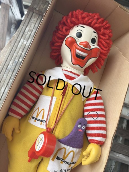 画像12: 70s Vintage Hasbro Ronald McDonald Whistle Doll w/box (A769) (12)