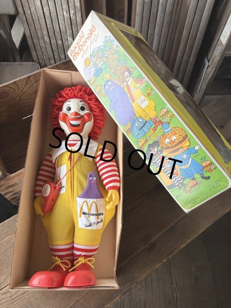 画像13: 70s Vintage Hasbro Ronald McDonald Whistle Doll w/box (A769) (13)