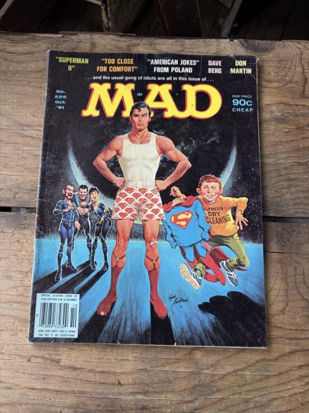 画像1: 80s Vintage MAD Magazine No.226 Oct. 1981 (A806) (1)