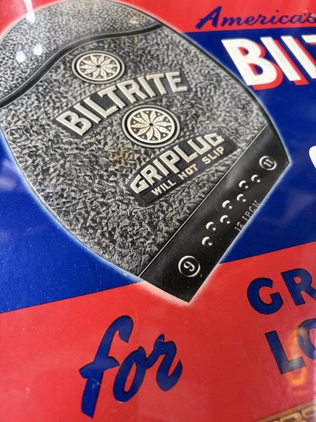画像6: 〜50s Vintage BILTRITE GRIPLUG TAPS Advertising Store Display Sign (A818) (6)