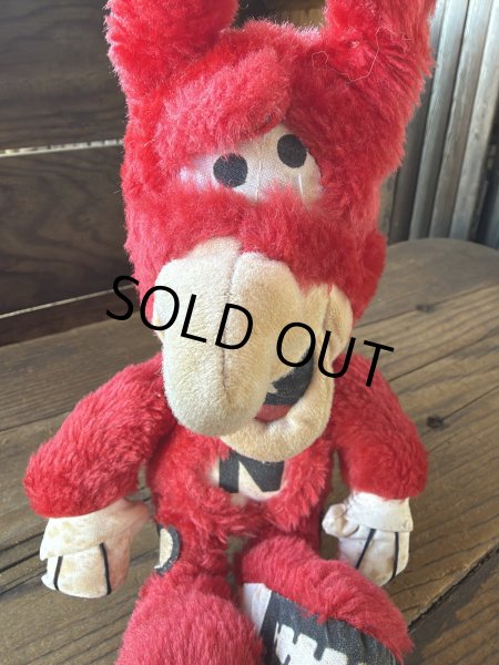 画像7: 80s Vintage Domino Pizza NOID Plush Doll 32cm (A837)   (7)