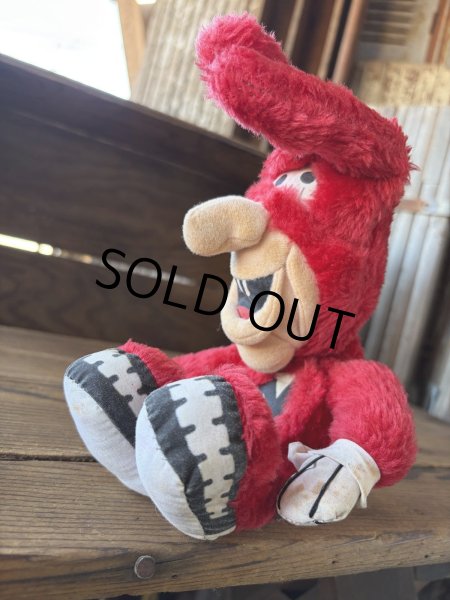 画像4: 80s Vintage Domino Pizza NOID Plush Doll 32cm (A837)   (4)