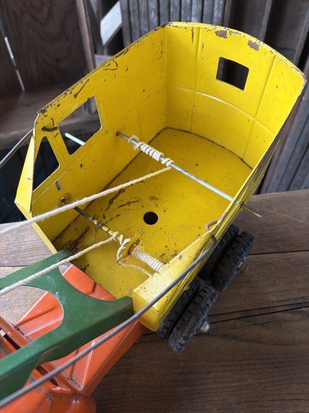 画像9: 50s Vintage Buddy L Mobile Power Digger Crane Truck (A843) (9)
