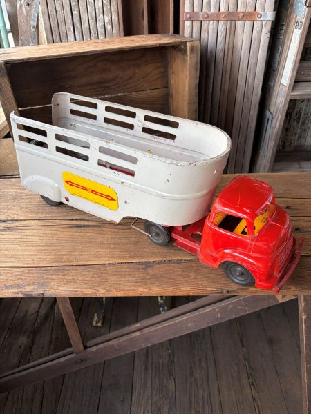 画像24: 50s Vintage Wyandotte Truck Lines Cab Trailer (A844) (24)